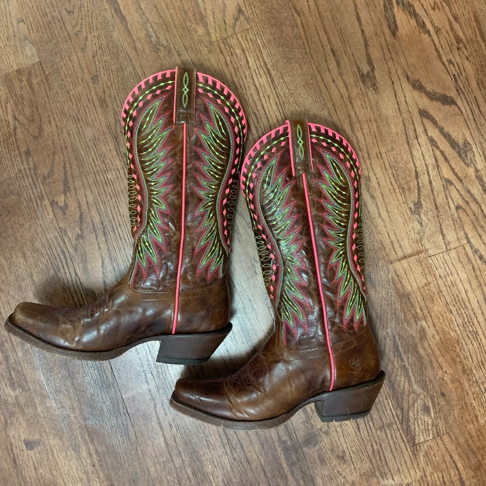 Ariat aTs Pro Cowboy Boots